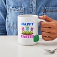 thumbnail image 4 of CafePress - Easter Flowers Happy Easter Mugs - 15 oz Ceramic Large White Novelty Mug, 4 of 6