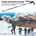 thumbnail image 4 of Greeniant Bastones de trekking, ultraligeros, plegables, retráctiles, para caminar, bastones para caminar, camping, escalada, montañismo, muleta, bastón Escalada Azul Greeniant OD003557-03, 4 of 6