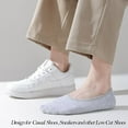 thumbnail image 5 of Mens No Show Socks with Non Slip Grips Low Cut Ankle Socks Mens Short Casual Cotton Socks 6 Pairs, 5 of 5