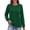 Green, variant on Crewneck Sweatshirts for Women Decorative Buttons Long Sleeve Shirts Fashion Pullover Womens Sweatshirts Fall Tops