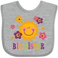 thumbnail image 3 of Inktastic Sunny Big Sister Girls Baby Bib, 3 of 4