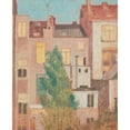 thumbnail image 3 of Georges Lemmen 20x24 Black Modern Framed Museum Art Print Titled - Houses (Houses) (1901), 3 of 5