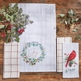 thumbnail image 2 of Park Designs Poinsettia Pine Poinsettia 2 Dishtowel Set, 2 of 3