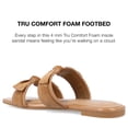 thumbnail image 4 of Journee Collection Womens IREANNA Square toe Bows Flatform Sandals, 4 of 6