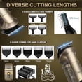 thumbnail image 4 of Professional Hair Clipper Electric  Foil Shavers for Men Body Nose Ear Hair Grooming Kit with Triple Blades Cordless Waterproof, 4 of 7