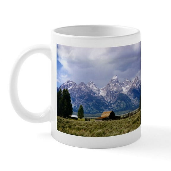CafePress - Grand Tetons National Park Mug - 11 oz Ceramic Mug - Novelty Coffee Tea Cup