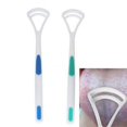 thumbnail image 4 of Tongue Cleaners Bad Breath Cleaning Tools Tongue Scraper Dental Care 2pcs, 4 of 6