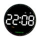thumbnail image 2 of Reloj de pared digital LED Reloj electrónico con control remoto Pantalla de retroiluminación automática Reloj despertador colgante Reloj de pared, 2 of 8