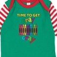 thumbnail image 4 of Inktastic Time to Get Cray Cray Crayons Humor Boys or Girls Long Sleeve Baby Bodysuit, 4 of 5