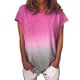 thumbnail image 4 of Gibobby Blusas Manga Larga Para Mujer Camiseta de manga corta suelta 3D de manga corta grande con estampado de verano para mujer（Rosa， XL), 4 of 5