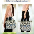 thumbnail image 4 of FORMRS Womens Corduroy Tote Bag Crossbody Shoulder Handbag with Pocket, Blue Floral, 4 of 7