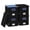 Black, variant on File Organizer Box - File Boxes for Hanging Files with Lid Set of 2 Decorative Hanging Folders Letter Size Organizer with One-Piece Plastic Frame Slides (Grey, 13.2 * 10.1 * 10.1in(2Pack))
