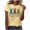 Jaune, variante sur Tnhcen T-Shirts d'Été pour Femmes avec Imprimé Lapin Mignon / Grande Taille Amical S-3TG / Polyester Spandex Mélange Basique