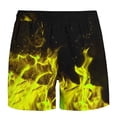 thumbnail image 5 of lcziwo Summer Shorts for Men Cargo Hawaiian Beach Shorts Elastic Waist Drawstring Shorts Lightweight Surf Shorts Casual 2025 Shorts with Pocket Yellow,XXXXL, 5 of 5