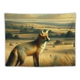 thumbnail image 5 of Orinice Fox Landscape Nature Tapestry Wall Hanging Unique Style Graphic Tapestries Home Wall Decor Art for Living Room Bedroom Apartment Farmhouse Dorm 50x40inch, 5 of 6