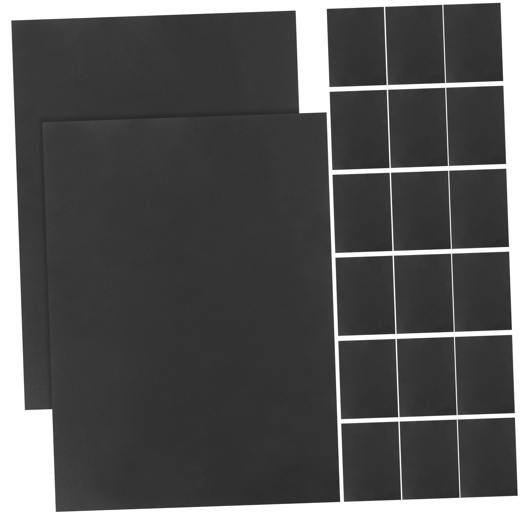 BESTYASH 50pcs Black Craft Paper Sheets for Handmade Crafts, Art Projects, Scrapbooking, and Family Activities