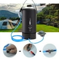 thumbnail image 4 of Outdoor Water Bag Camping Collapsible Water Container 10L Capacity Portable Shower Bag PVC Water Storage Bag, 4 of 8