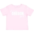 thumbnail image 3 of Inktastic Just an Oregon Girl Born and Raised Girls Toddler T-Shirt, 3 of 5