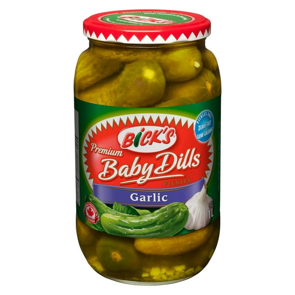 Bick’s® Garlic Baby Dills Pickles 1L, 1 L