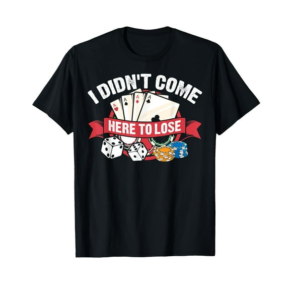 Funny Poker Gift For Men Women Poker Player Cool Card Game T-Shirt