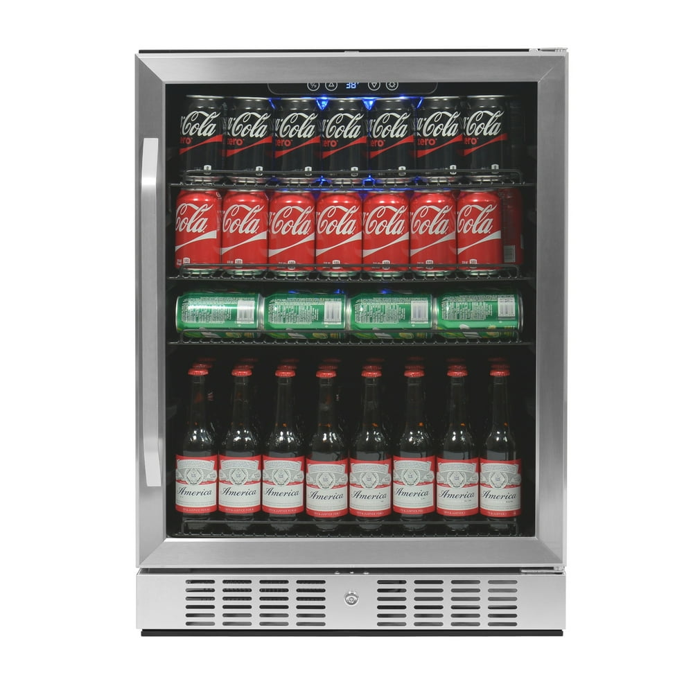 NewAir ABR1770 177 Can Deluxe Beverage Cooler, Stainless Steel