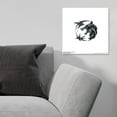 thumbnail image 5 of Gallery Pops The Witcher Season 3 - Witcher Medallion Woodcut Wall Art, Unframed Version, 12" x 12", 5 of 5