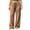Brown, variant on Hurxie Women's Comfy Pajamas Drawstring Stretch Long Wide Leg Lounge Pants