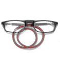 thumbnail image 3 of Gafas de lectura con soporte magnético para colgar en el cuello, juego de tres piezas, aumento de 3,50, 3 of 3
