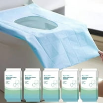 Magicorange Disposable Toilet Seat Covers 50 Pack, 16 x 24 inch Large Size Toilet Liners, Suitable for Travel, Hotel, Hospital, Public Restroom and Outdoor Camping