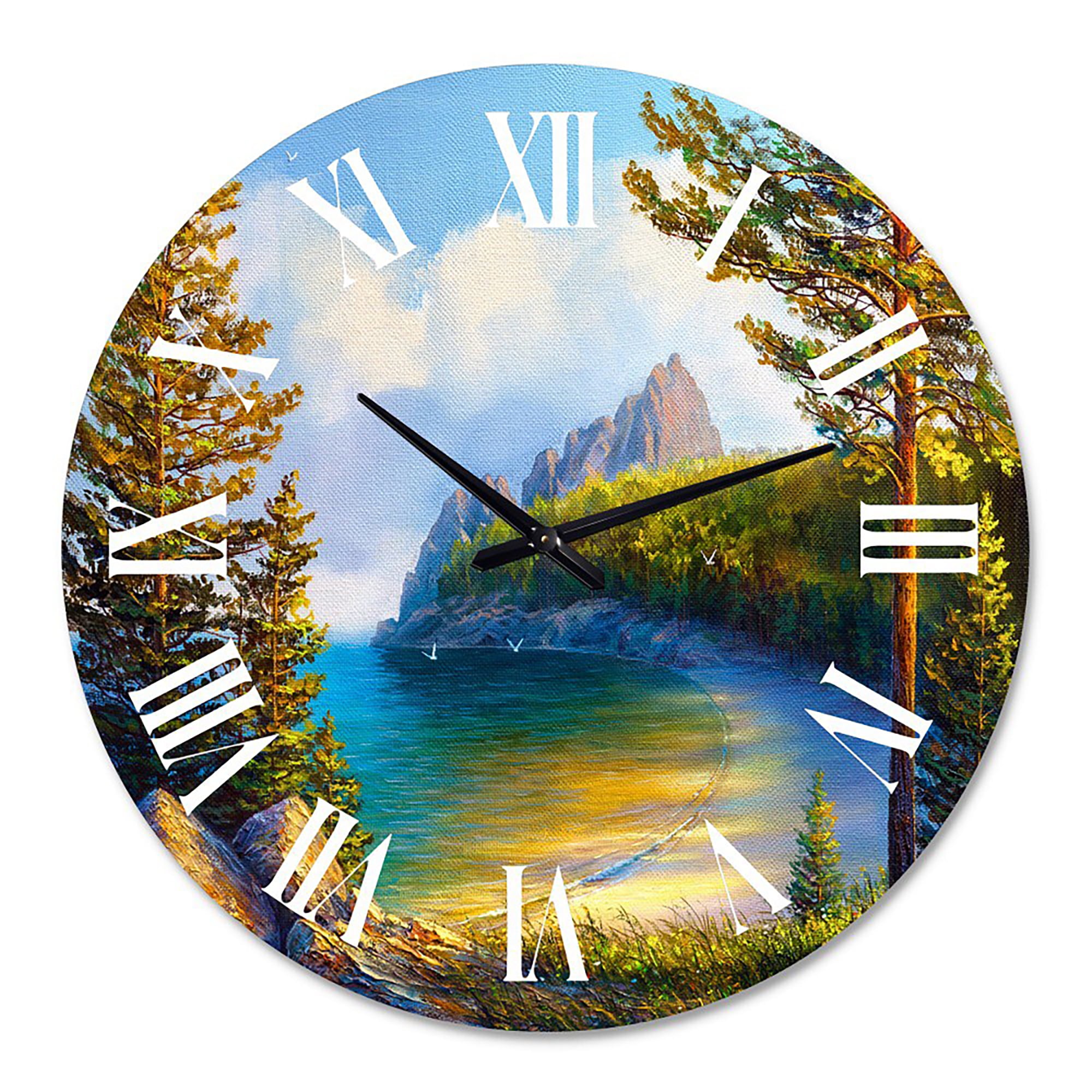 Designart 1 in Quartz Traditional Wall Clock