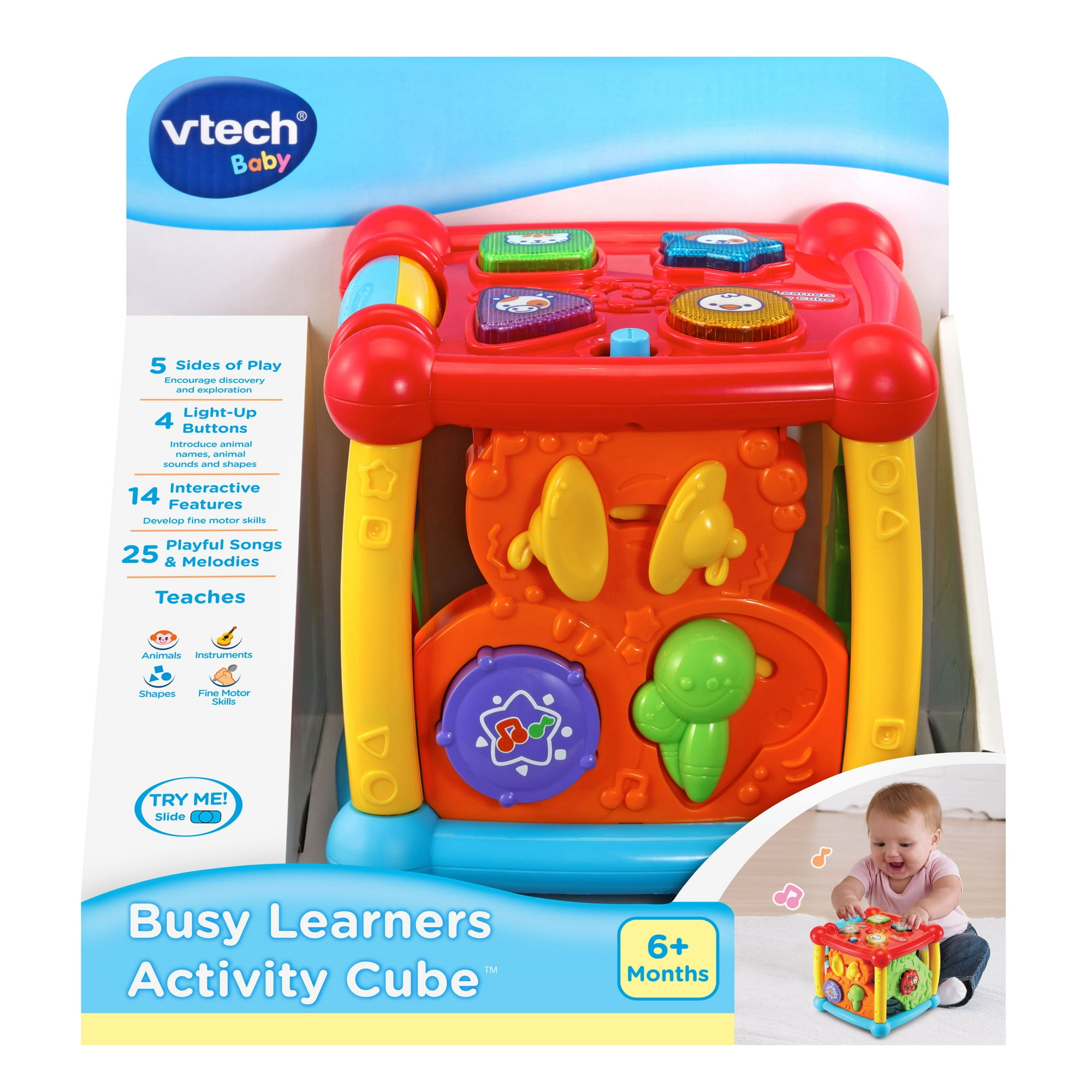 vtech busy learners activity cube walmart