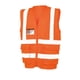 thumbnail image 1 of SAFE-GUARD by Result - Chaleco de Seguridad para Adultos Unisex (Naranja Fluorescente), 1 of 1
