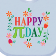 thumbnail image 4 of Inktastic Happy Pi Day Girls Girls Baby Bib, 4 of 4