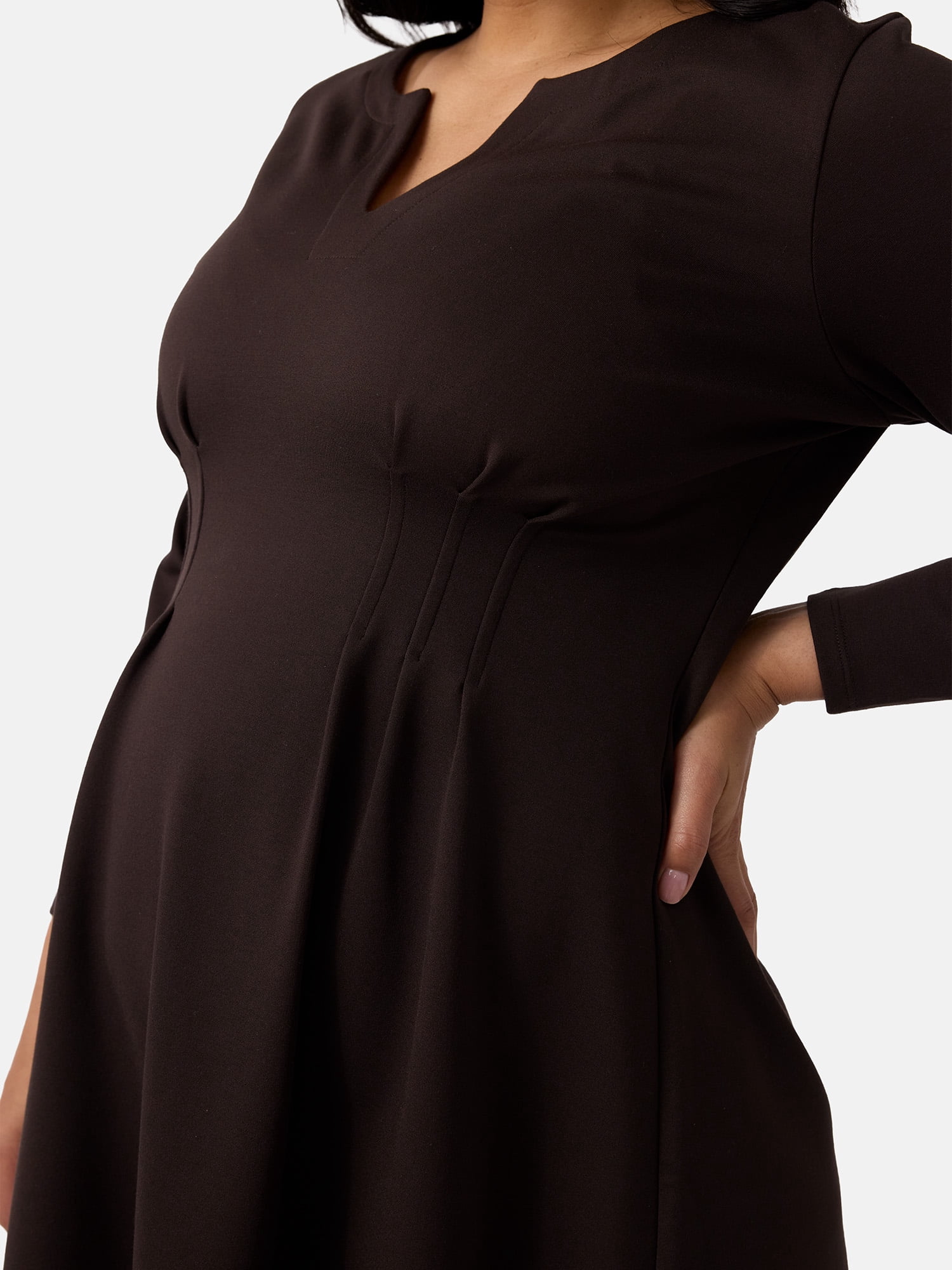 Ingrid & Isabel For Every Belly Women’s Maternity Pintuck Mini Dress, Sizes S-XXL