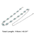 thumbnail image 3 of Unique Bargains 1 Pc Waist Chain Fashion Retro Adjustable Waist Cord for Women Silver Tone, 3 of 6