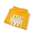 thumbnail image 4 of Faith over Fear - Unisex Hooded Sweatshirt, 4 of 28