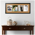 thumbnail image 2 of ArtToFrames Collage Photo Picture Frame with 4 - 6x8" Openings, Framed in Black with Amber and Black Mats (CDM-3926-890), 2 of 8