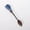 Copper, variant on MATROOY Vintage Coffee Tea Spoon Titanium Blue Tourmaline Crystal Head Spoon Kitchen-Copper