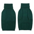 thumbnail image 2 of Qyaukm Dog Sweater,1Pc Thermal Knit Big Dog Sweater,Pet Turtleneck Doggy Sweatshirt for Extra Large Dogs Boy Girl,Stretchy Large Dogs Cold Weather Outfit Pitbull Clothes, Green M, 2 of 9