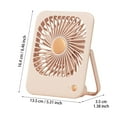 desk fans small quiet hand fans body cooling products Mini Mute Fan USB
