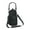 Black, variant on lacooooppia Water Bottle Carrier Bag with Zip Pocket Adjustable Shoulder Strap, Water Bottle Bag for Running Outdoor Activities