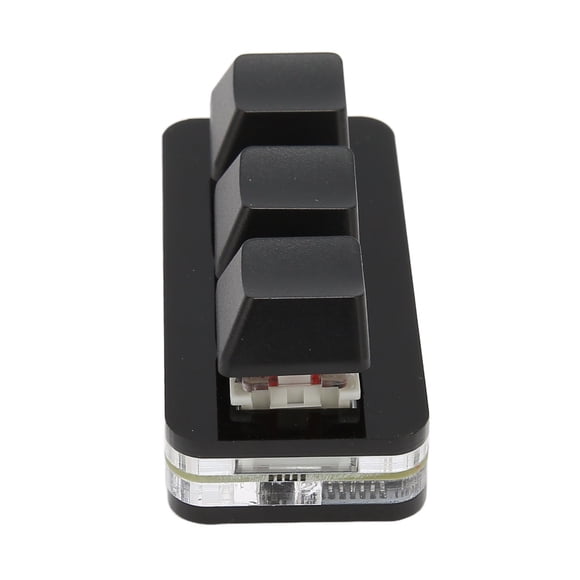 Teclado De Programación Macro, Compatible Con Función De Memoria De Intercambio En Caliente Mini Teclado USB De 3 Teclas Retroiluminación LED RGB Multifunción Para Juegos Para