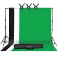 thumbnail image 2 of Amdohai Kiboule Studio Photography Backdrop Kit with 2 * 3m/6.6 * 10ft Metal Stand, 2 of 9