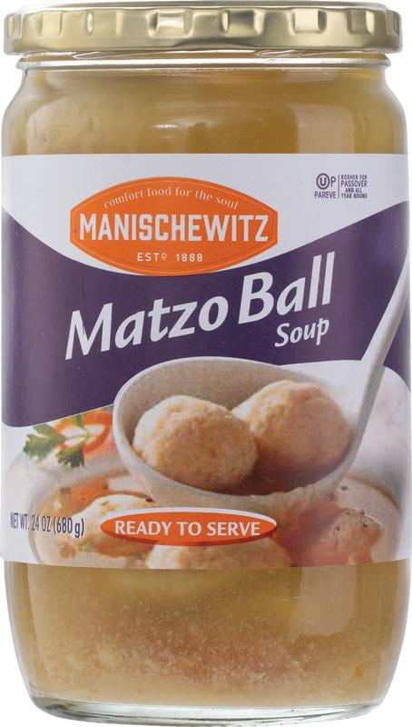 (4 pack) Manischewitz Matzo Ball Soup Mix, 24 oz
