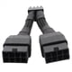thumbnail image 3 of 2X Cable de Alimentación Dual de 8 Pines una 8 Pines Cable de Alimentación de la Tarjeta Gráfica para K80/M40/P100/V1 GPU 10 Cm, B, 3 of 3