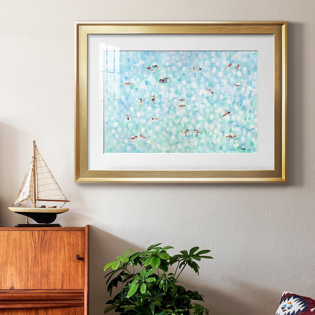 Endless Horizons Premium Framed Print - Ready to Hang