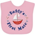thumbnail image 3 of Inktastic Daddy's First Mate Boys or Girls Baby Bib, 3 of 4