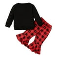 thumbnail image 4 of Sngxgn Girl's 2 Piece Outfits Short Sleeve Shirt and Belted Pants Set(Black,80), 4 of 8