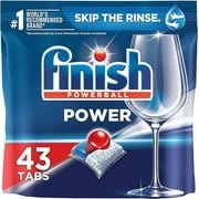Finish Power Powerball Dishwasher Pods, 43 Ea..