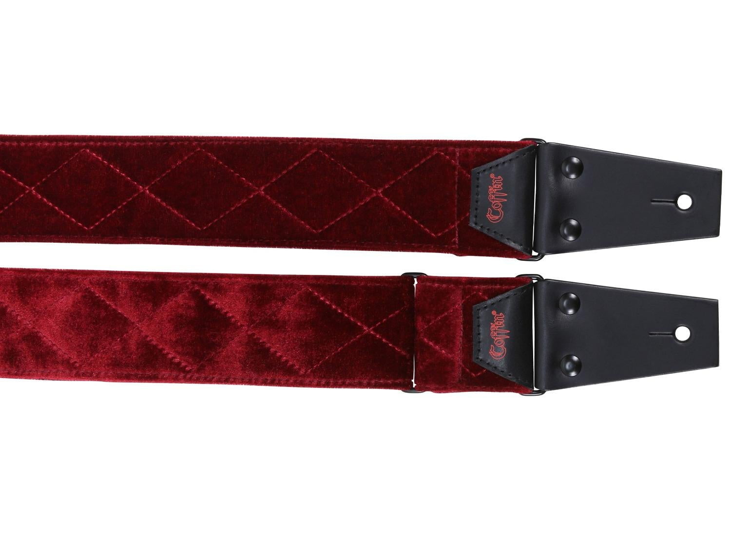 Coffin case guitar strap online